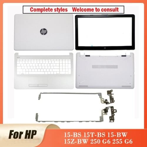 NEW For HP 15-BS 15T-BS 15-BW 15Z-BW 250 G6 255 G6 Laptop LCD Back Cover/Front bezel/LCD Hinges/Palmrest/Bottom Case 924900-001