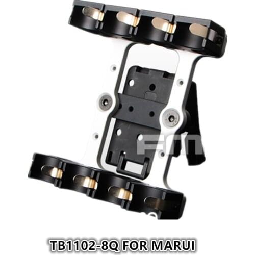 New Hunting Pouches Shotshell Carrier FMA Aluminum S-shell Holder Alu 8Q for MARUI / APS 870 Shooting Fixed Clasp Waist