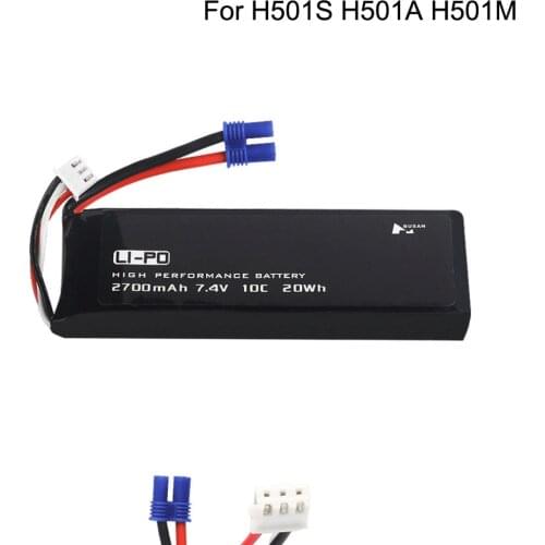 Original Lipo battery for Hubsan H501C H501S X4 7.4V 2700mAh lipo battery10C battery For RC Quadcopter Drone Parts toy accessory