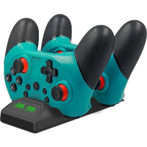 Handle Charger Switch Pro Handle Charger Power Supply Controller Charger NSPRO Multicharger For Switch Pro Handle Dual Charger