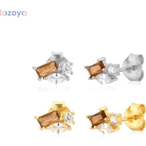 Lozoya 925 Sterling Silver Bee Honey Stud Earring 2020 Rock Punk Fashion Fine Jewelry Luxury Piercing Simple Earring Jewels