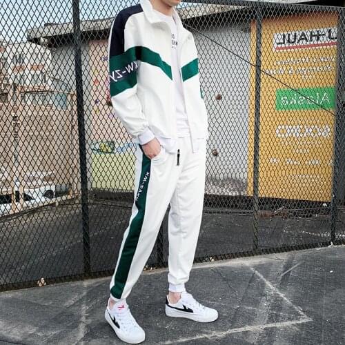 Spring Tracksuit For Men Trend Twinset Lovers Two Set Jacket And Pant Ropa Deportiva Hombre Moda Survetement Homme 2 Piece