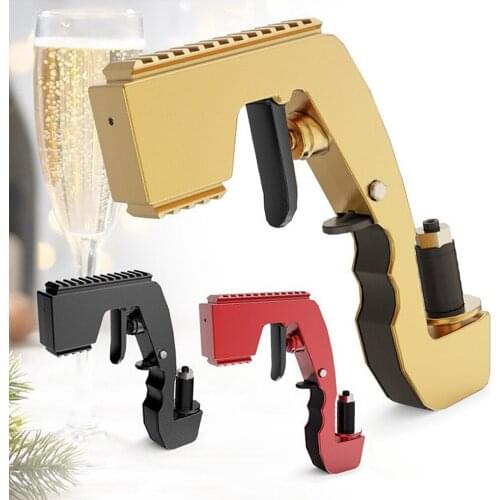 Champagne Wine Sprayer Squirt Gun Bottle Beer Vacuum Stopper Shoot Drinking Ejector Feeding Party Club Bar Wedding, Birthday