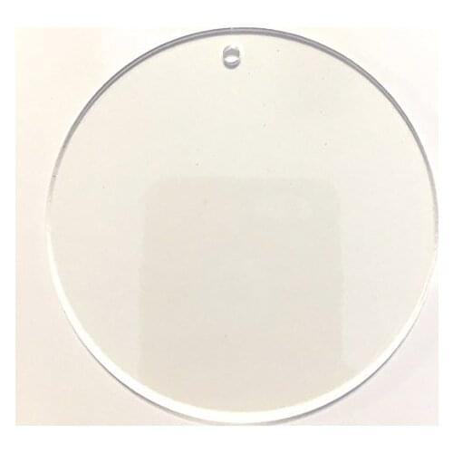1inch Clear Acrylic Discs ,acrylic Round Circle For Quality Keychains or Jewelry,25pcs/lot
