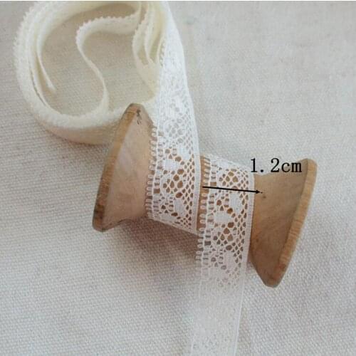 10 Meters Light Beige Lace Ribbon Hollow Out Lace DIY Trim Fabric For Sewing Wedding Package Gift Decoration Accessories