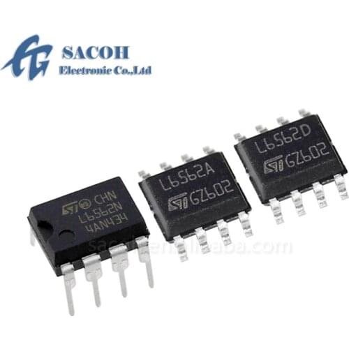 10PCS/lot New OriginaI L6562N L6562A L6562D or L6560 L6560D or L6561 L6561D or L6563 L6563A or L6564D L6564 DIP-8 PFC Controller