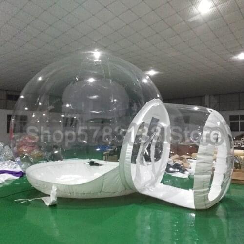 2020 New Inflatable Igloo Tent With Fan 3m/4m/5m Dia Clear Bubble House For Outdoor Customized Inflatable Bubble Dome Tent Cheap