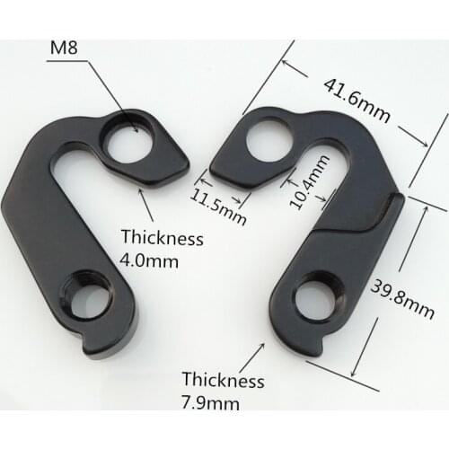 5PCs bike Rear Derailleur Hanger Mech Gear Dropout for Marin Alloy Trail Urban City Cyclocross Bobcat Trail Gestalt Lombard