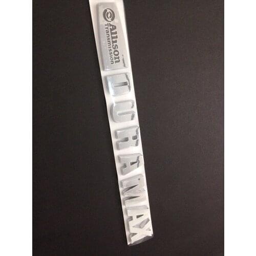 50pcs NEW Chrome Duramax Diesel Allison LML Style 2500HD 3500HD Badges