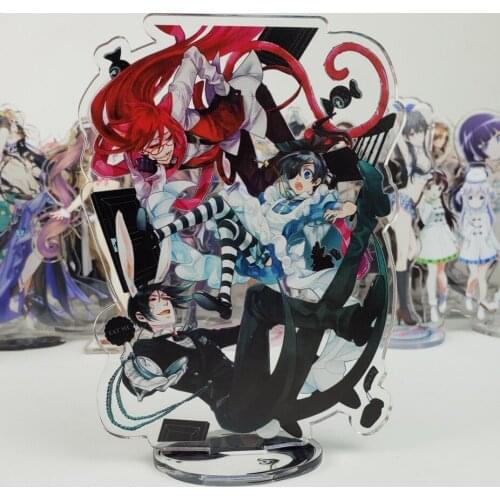 Anime Black Butler Acrylic Stand Model Sebastian Michaelis Action Figures Decoration Cosplay Toys Collection Gifts 16cm