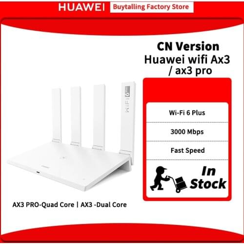 Global Version Huawei wifi Ax3 Pro Quad Core Wireless Router Original Wifi 6 + 3000mbps HUAWEI wifi AX3 Dual Core