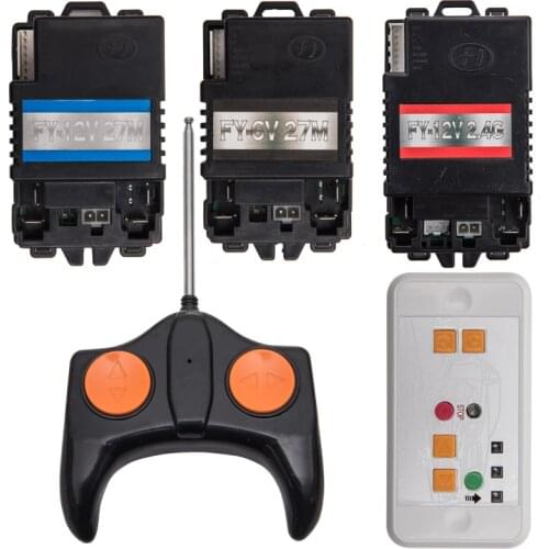 FY6V27M FY12V27M FY2.4G Children Electric Car Receiver Remote Control Universal 4 Wheels Cars Controllers