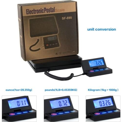 SF-890 Mail Parcel Scale Express 50KG Precision Luggage Electronic Platform Mail