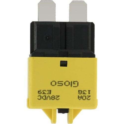 F447 Manual Reset Circuit Breaker Blade Fuse with Button 10A for BMW Cars Truck Motorcycle car accessories Car Styling