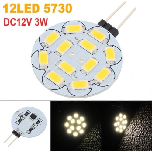 G4 LED Lamp Bulb 5730 SMD LED Bulb DC 12V Bi Pin Lamp LED Bulb 3W Warm Cold Led Lights Replace Halogen
