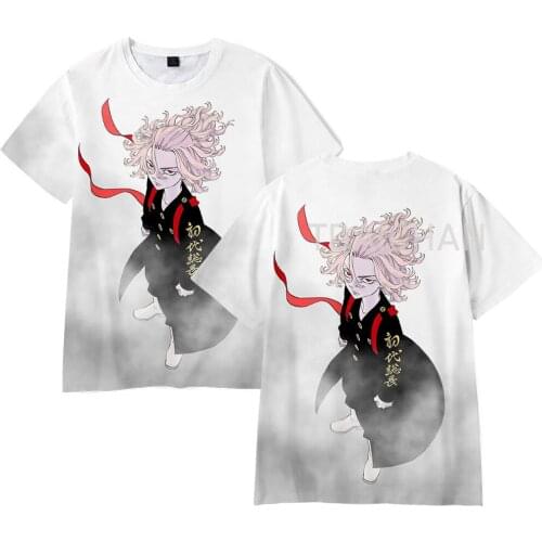 Anime Tokyo Revengers 3D Fashion Design Cosplay Costume T-Shirt Cartoon Boys Girls Short Sleeves Kid Adult Streetwear Summer Top