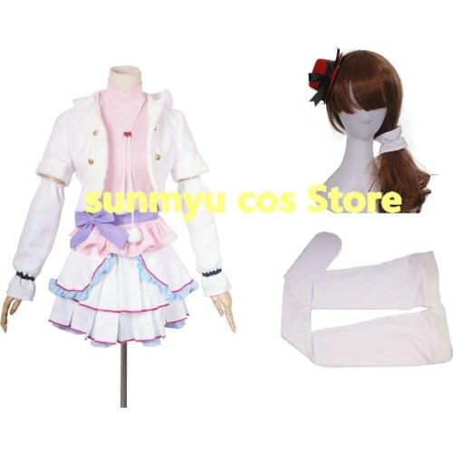 Love Live! SNOW HALATION Nozomi Tojo,With hair accessories and socks Cosplay Costume,Size Customizable,Halloween