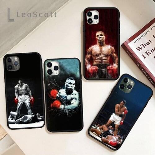 Muhammad Ali boxing champion phone case for iPhone 11 12 pro XS MAX 8 7 6 6S Plus X 5S SE 2020 XR Soft silicone Shell Cover