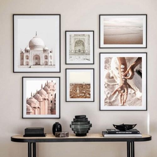 Istanbul Islamic Mosque Castle Dandelion Wall Art Canvas Painting Nordic Posters And Prints Wall Pictures For Living Room Decor