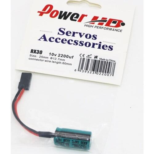 Original Power HD RX30 Electric Capacity 2200uF 10V For Radiolink RC3S Rc4G WFLY X4 Transmitter Flight-Model
