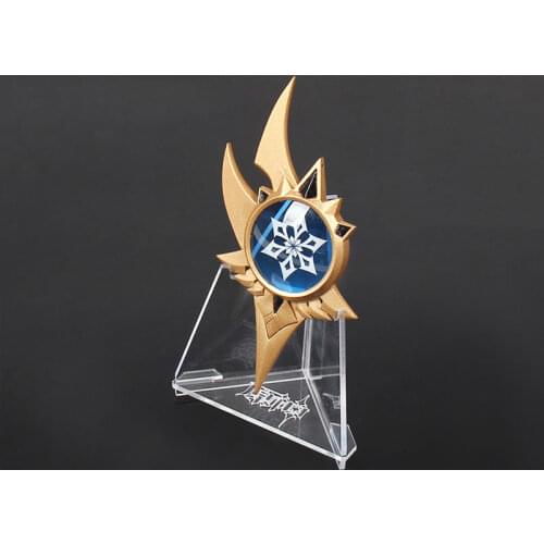 Genshin Impact Cosplay Pendant Colorful The Eye of God Key Chain Mond Series 2021 New Necorations Gem Anime Accessories