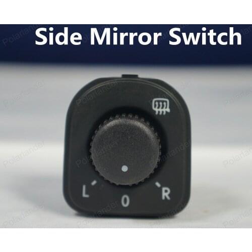 Polarlander Left Side Master Adjust 5ND959565 Side Mirror Switch with Heating for T/iguan/6 M/agotan S/agitar G/olf T/ouran