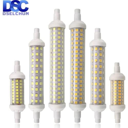 R7S LED 78mm 118mm 135mm r7s Light Bulb 6w 9w 12w SMD 2835 Lampada LED Lamp 220V corn light Energy Saving Replace Halogen Light