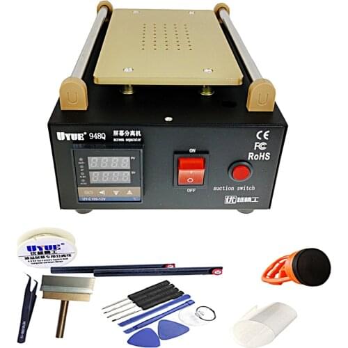 Detachable Screen Phone UYUE 948Q Built-in Pump Vacuum Glass LCD Screen Separator Disassemble Cellphone Repair Tool Max 8 Inch