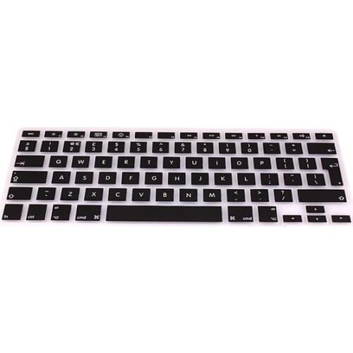 For Macbook White Air Pro 13 15 17 Silicone UK EU layout Keyboard Cover skin protector sticker film For mac book air 13"
