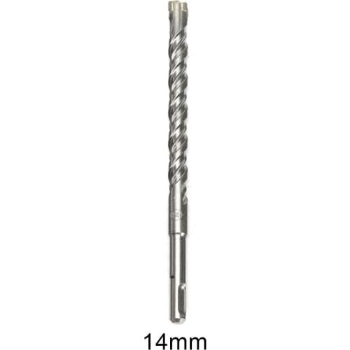 160mm Electric Hammer Drill Bits 6-16mm Twin Spiral Double Slot Cross SDS Plus Carbide For Masonry Concrete Rock Stone