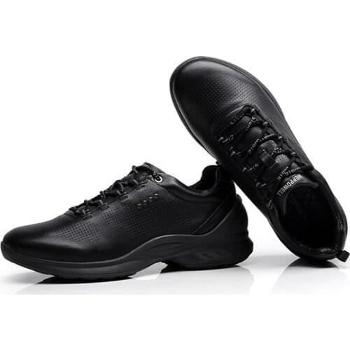 Genuine Leather Shoes Men Brand Footwear Non-slip Thick Sole Fashion Mens Casual Shoes Male High Quality Cowhide Loafers 837514