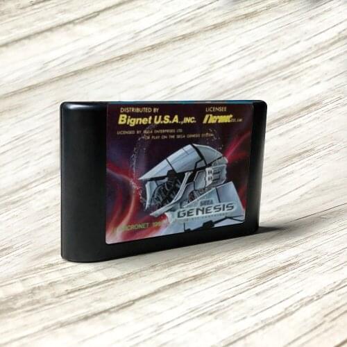 Heavy Nova - USA Label Flashkit MD Electroless Gold PCB Card for Sega Genesis Megadrive Video Game Console