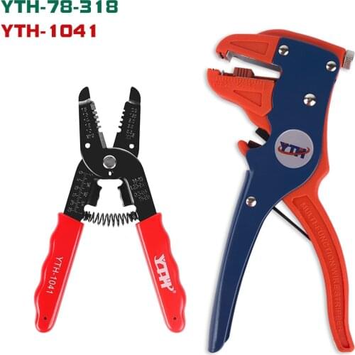 YTH-78318 Wire Stripper Cutting Cable Tools Stripping Pliers Insulation Removal Electronic Clamps Bolt Cutter Tools