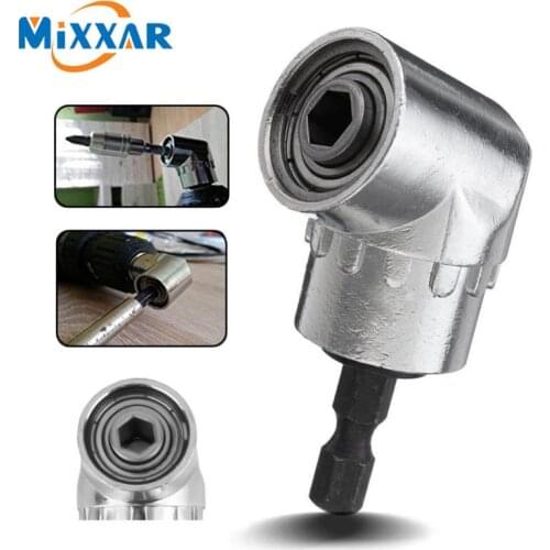 ZK30 105 Angle Screwdriver Set Socket Holder Adapter Adjustable Bits Drill Bit Angle Screw Driver Tool 1/4'' Hex Bit Socket