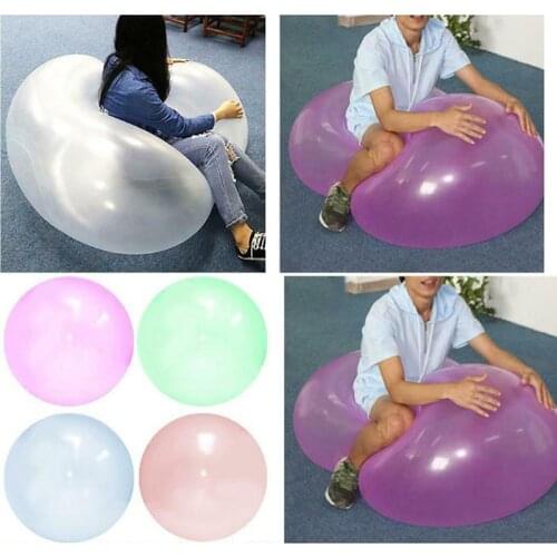 1set Children Outdoor Soft Air Water Filled Bubble Ball Blow Up Balloon Toy Fun Party Game Great Gifts S M L