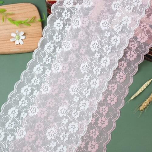 1Yard 22cm Stretch Ribbon Lace For Clothing Underwear Wedding Dress Materials DIY Craft Pillow Toys Accessories Decor Supplies