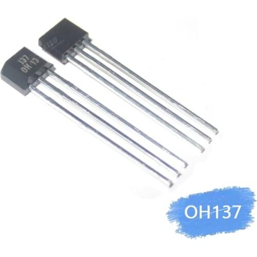 10pcs OH137 Hall Effect Sensor for Highly Sensitive Instruments TO-92S In-kind Shooting new