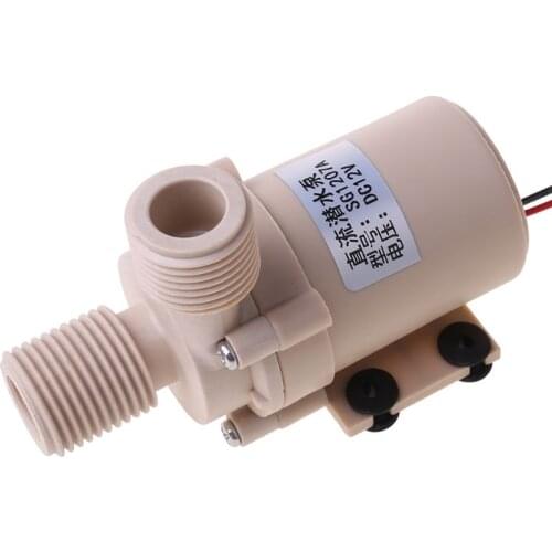 12V Solar Submersible Hot Water Pump Circulation 212° F Brushless Motor High Pressure
