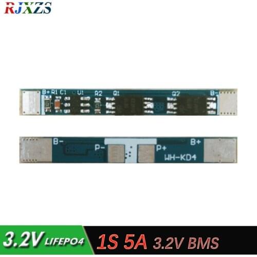 1S 5A 3.6V LiFePO4 BMS/PCM/PCB battery protection circuit board for 1 Packs 18650 Battery Cell