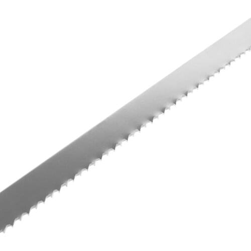 2Pcs 300mm Meat Bone Ice Cutting Reciprocating Saw Blade Stainless Steel Meat Saws Cutter For Cutting Frozen Meat Ice Wood Metal