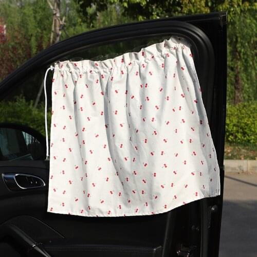 Car Sun Shade Car Cover Cartoon Rear Side Window Curtain Film Car Sunshade Visor Heat Shield UV Protection for Baby Kid Children