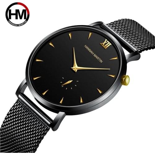 Men Simple Stylish Small Dial Top Brand Luxury Quartz Watch Casual Business Stainless Steel Waterproof Relogio Masculino