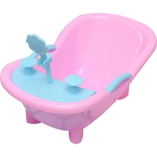 Kids Child Cute Shower Bathtub 3D Artificial Toy Doll House Accessories Decor Cute decoration inside your doll house