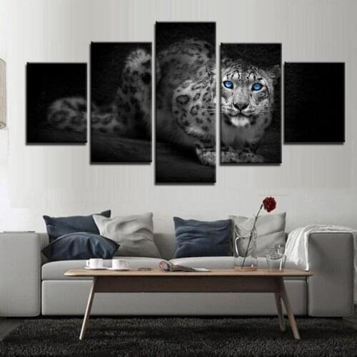 Full Square Round 5D Diy Diamond Painting 5Pieces Animal Leopard Embroidery Sale Cross Stitch Kits Mosaic Home DecorationZP-4113