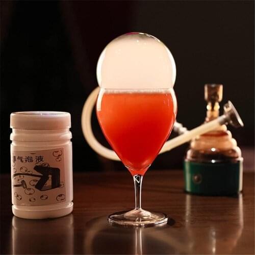 Molecular Cocktail Smoked Scent Maker Cooking Smoked Barrel Molecular Cocktail Tool Bar Wine Smoke Bubble Maker Wooden Spices