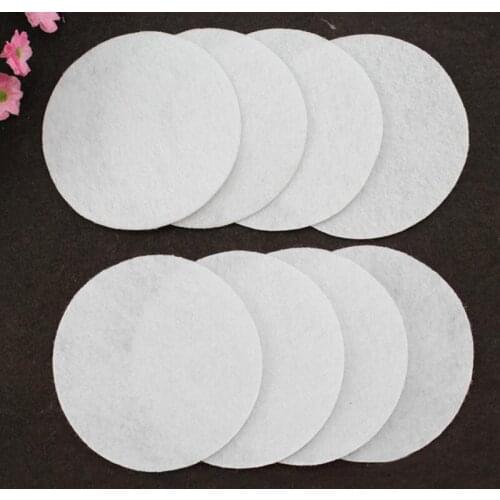 Set of 200pcs extra big Felt Circles in 80mm diameter, felt pack white and pink die cut nonwoven applique diy projects wholesale