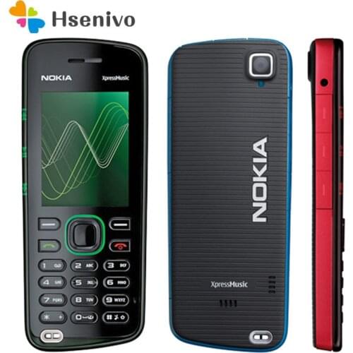 Nokia 5220 XpressMusic refurbished-Original GSM 900 / 1800 / 1900 2.0 inches 2MP Arabic keyboard multi language 1 year warranty