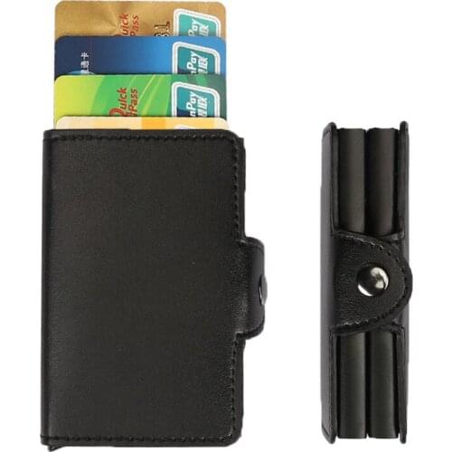 Pasjeshouder High Quality Mens Wallet Leather Visiting Cards Credit Card Holder Case Wallet Business Card Package card holder