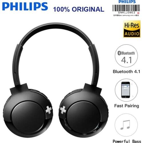 Philips Bluetooth Headset Earphone Wireless Headphones SHB3075 Volume with Microphone Control for Galaxy Note 8 XiaoMI Hua Wei