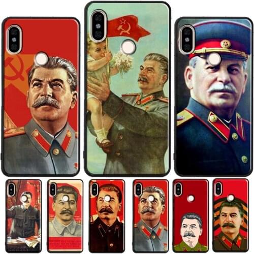 Soviet Union Leader Stalin Case For Xiaomi Redmi Note 8 Pro 9 Pro 8T 9S Note 10 Pro Cover For Redmi 9C 9 9A 8A 7A 9T